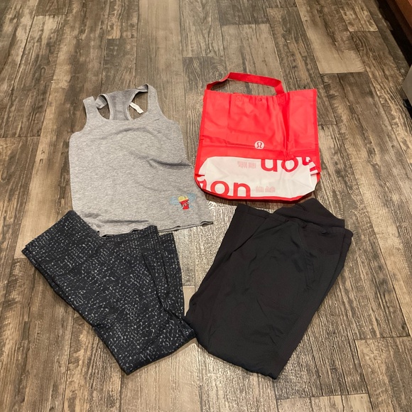 EUC, Lululemon Bundle, Swiftly Tech (4), Studio Black (6), Wunder Under Crop (6) - Picture 1 of 16